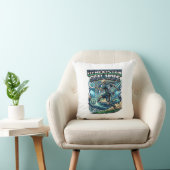 Coussin Uzbekistan Mode de but squelette attaquant nations (Chaise)