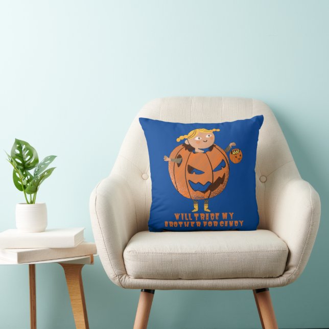 Coussin VA COMMERCIALISER MON FRÈRE POUR UN HALLOween drôl (Chaise)