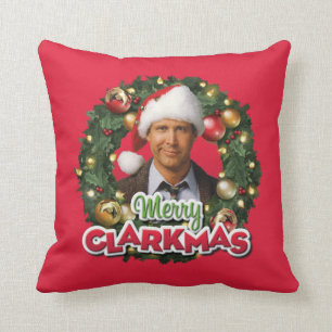 Coussin Vacances de Noël Merry Clarkmas