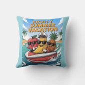 Coussin Vacances d'été de la fruité (Verso)