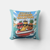 Coussin Vacances d'été de la fruité (Recto)