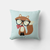 Coussin Vacances Hipster Renard Brown (Recto)
