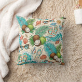 Coussin Vacances tropicales. (Couverture)