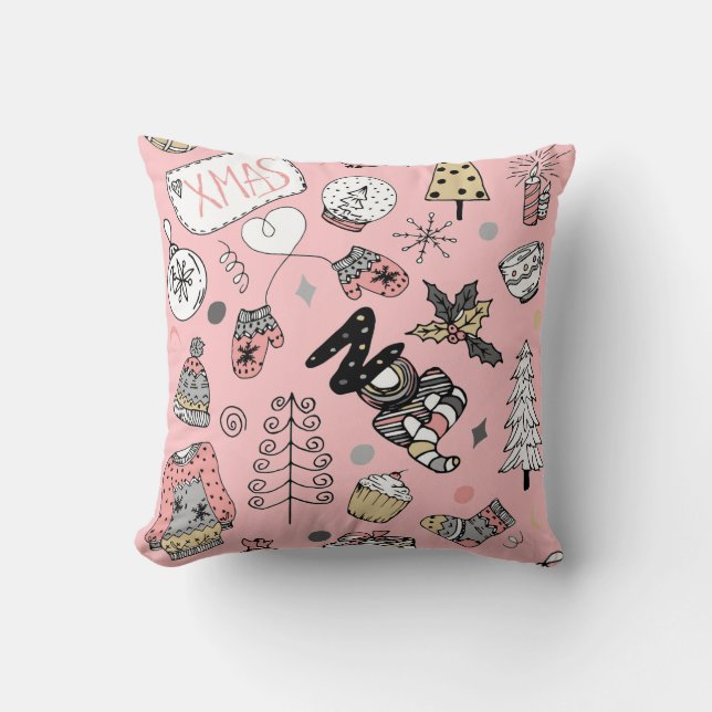 Coussin Vacances Whimsical Noel (Recto)