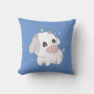 Coussin vache à licorne mignonne