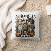 Coussin Vache de Halloween Moo ou Boo (Couverture)