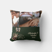 Coussin Vache des Highlands Joyeux Noël Mme et M. 5 Photo (Recto)