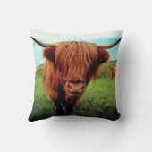 Coussin Vache écossaise des Highlanders (Verso)