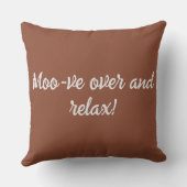 Coussin Vache Highland en coiffure 2 sur 4 (Verso)