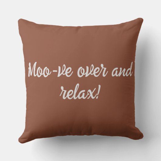 Coussin Vache Highland en coiffure 2 sur 4 (Verso)