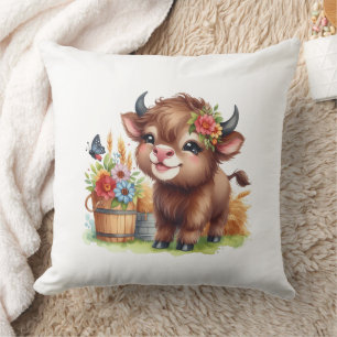 Coussin Vache mignonne