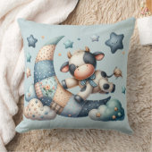 Coussin Vache Patchwork Mignonne au-Dessus de la Lune avec (Couverture)