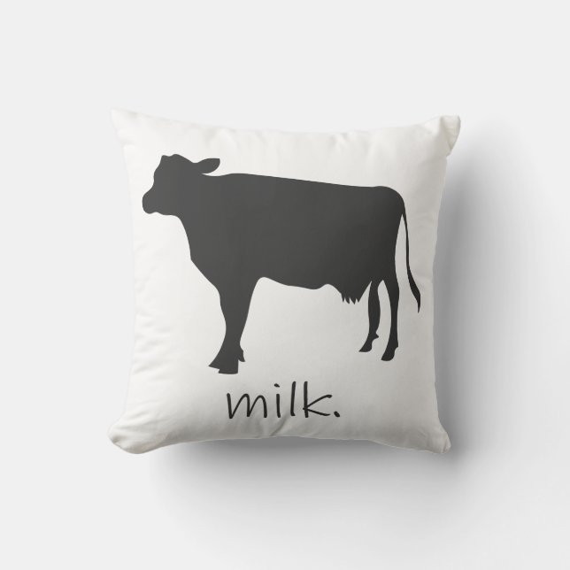 Coussin Vache rustique (Recto)