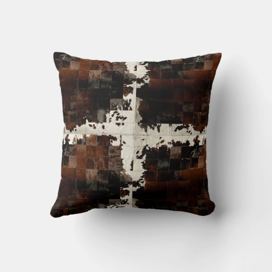 Coussin Vachette Brown rustique (Verso)