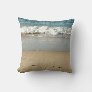 Coussin Vague et empreintes -