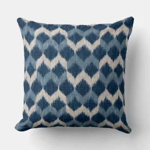 Coussin Vague Ikat
