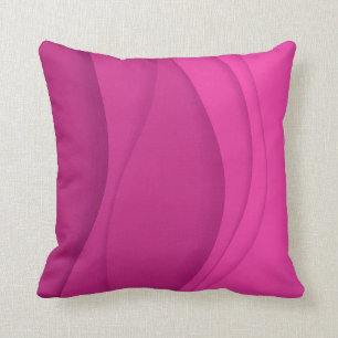 Coussin Vague rose douce de luxe