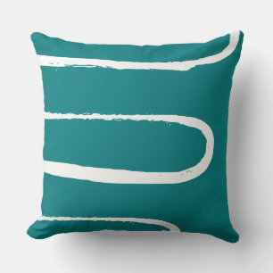Coussin Vague Turquoise