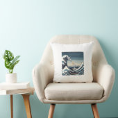 Coussin Vague Zen avec Montagne (Chaise)