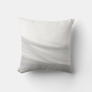 Coussin Vagues Abstraites minimalistes grises et blanches