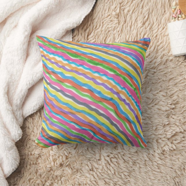 Coussin Vagues arc-en-ciel (Couverture)
