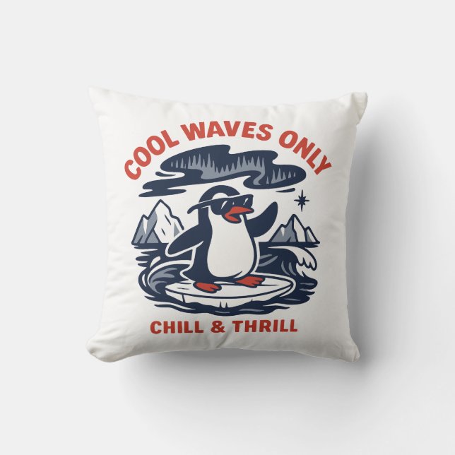 Coussin Vagues Cool Uniquement (Recto)