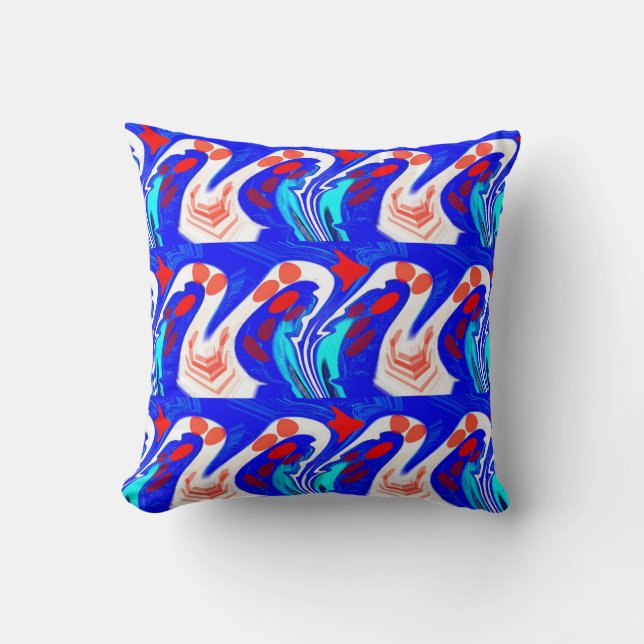 Coussin Vagues de fortune (Recto)