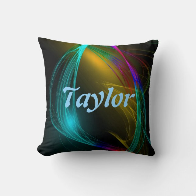 Coussin Vagues de lumière époustouflantes (Recto)