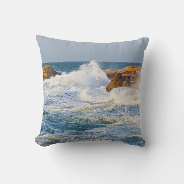 Coussin Vagues de mer (Recto)