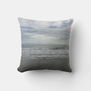 Coussin Vagues de plage Mer Océan Nuageux Photographie côt