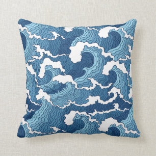 Coussin Vagues de résumé