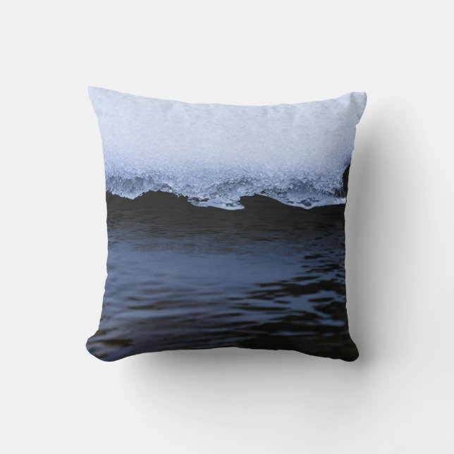 COUSSIN VAGUES D'EAU SUR LA RIVE (Recto)