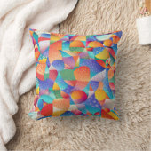 Coussin Vagues océaniques du coucher du soleil (Couverture)