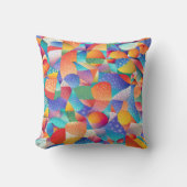 Coussin Vagues océaniques du coucher du soleil (Recto)