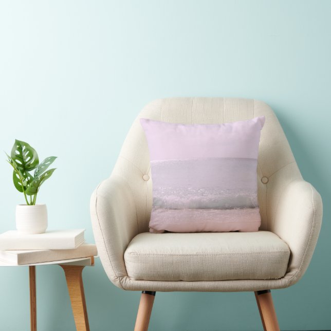 Coussin Vagues océaniques Pastel doux 5 (Chaise)