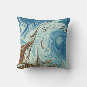 Coussin Vagues printanières   Meilleure peinture colorée
