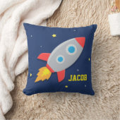 Coussin Vaisseau Spatial, Espace, Pour Chambre d'Enfant (Couverture)