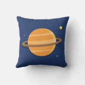 Coussin Vaisseau Spatial, Espace, Pour Chambre d'Enfant (Verso)