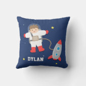 Coussin Vaisseau Spatial Extérieur Espace Petit Astronaute (Verso)