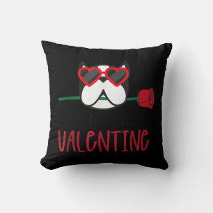 Coussin Valentine Chien Coeur Amour Valentines Jour Amour