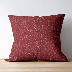 Coussin Valentine Classique Pailleté Rouge Tendance