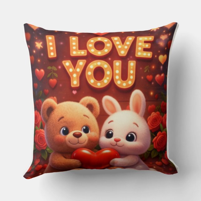 Coussin Valentine Gift Pillow (Verso)