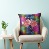 Coussin Valentine Interlock Hearts Design (Chaise)