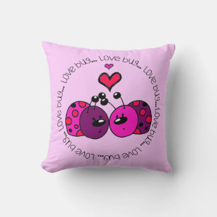 Coussin Valentine Love Bug