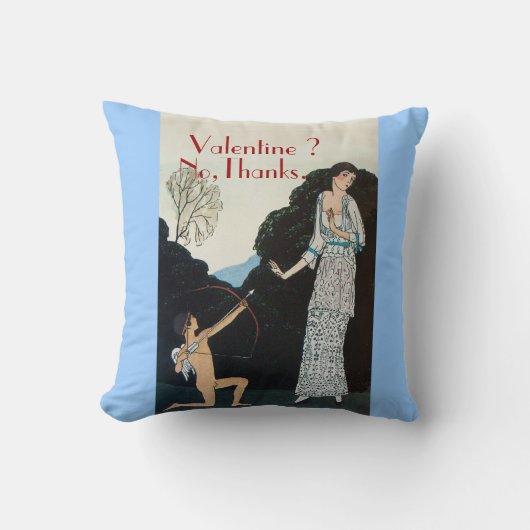 COUSSIN VALENTINE ? NON, MERCI /RETRO ANTI VALENTINE'S DAY (Recto)