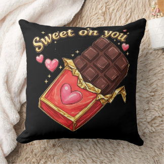 Coussin Valentine’s design inspired by chocolate