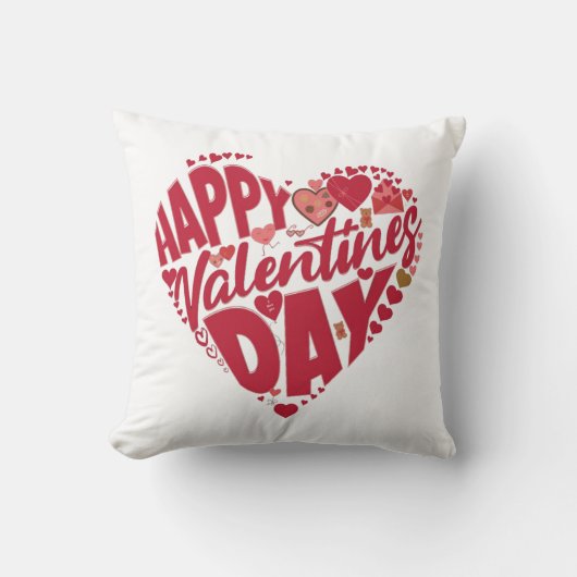 Coussin Valentine's Day Pillow (Recto)
