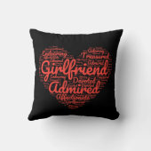 Coussin Valentines Petit-ami cadeau pour elle (Verso)