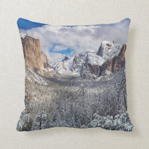 Coussin Vallée de Yosemite dans la neige