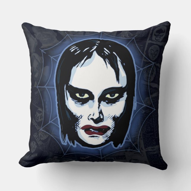 Coussin Vampire Girl (horreur) (Recto)